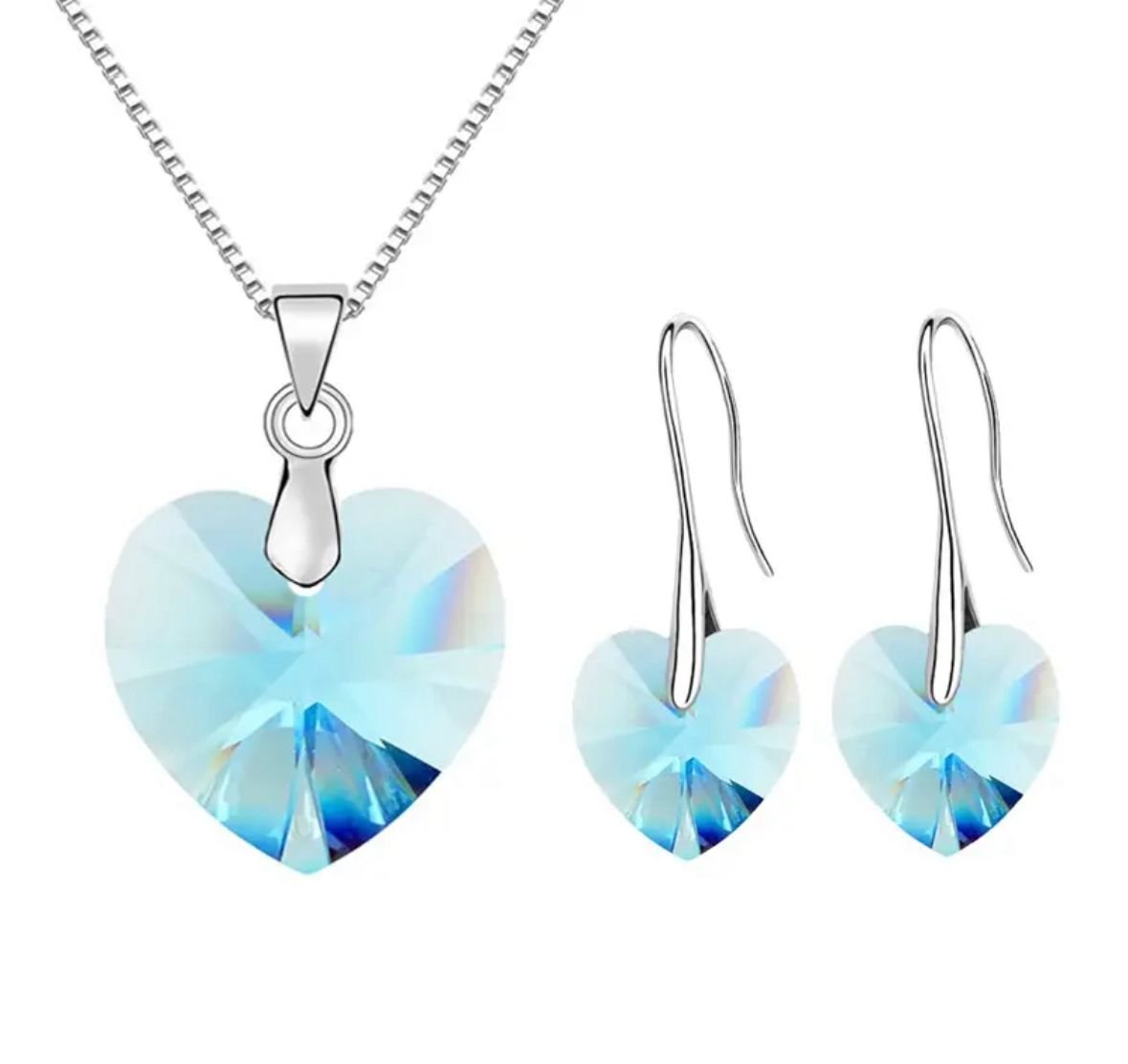 Conjuntos de Cristal de Corazón