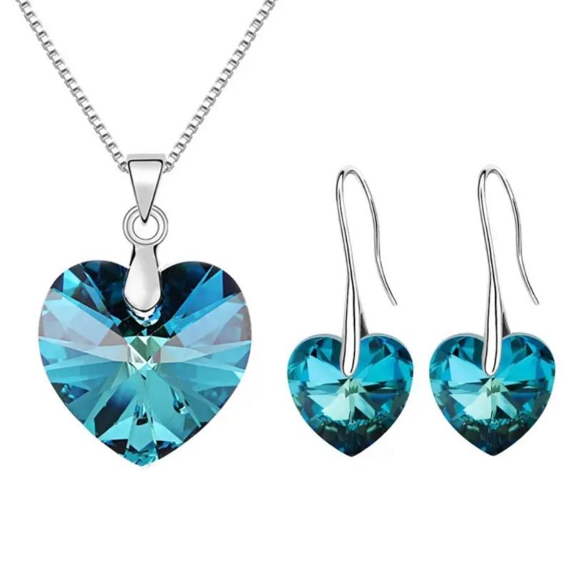 Conjuntos de Cristal de Corazón