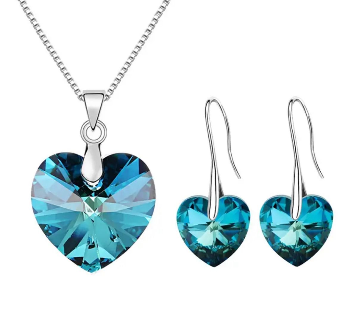Conjuntos de Cristal de Corazón