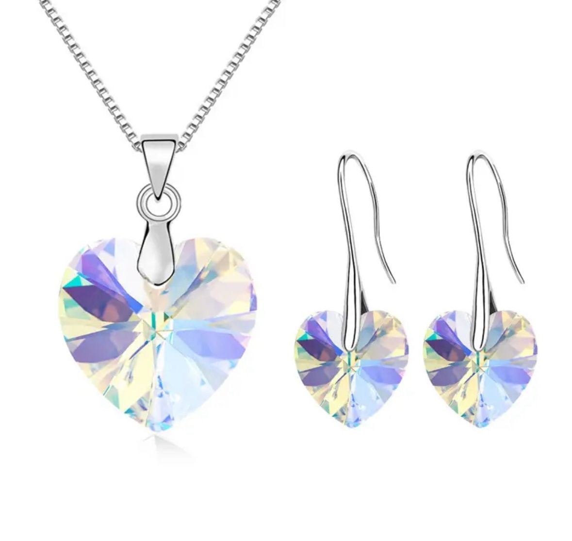 Conjuntos de Cristal de Corazón