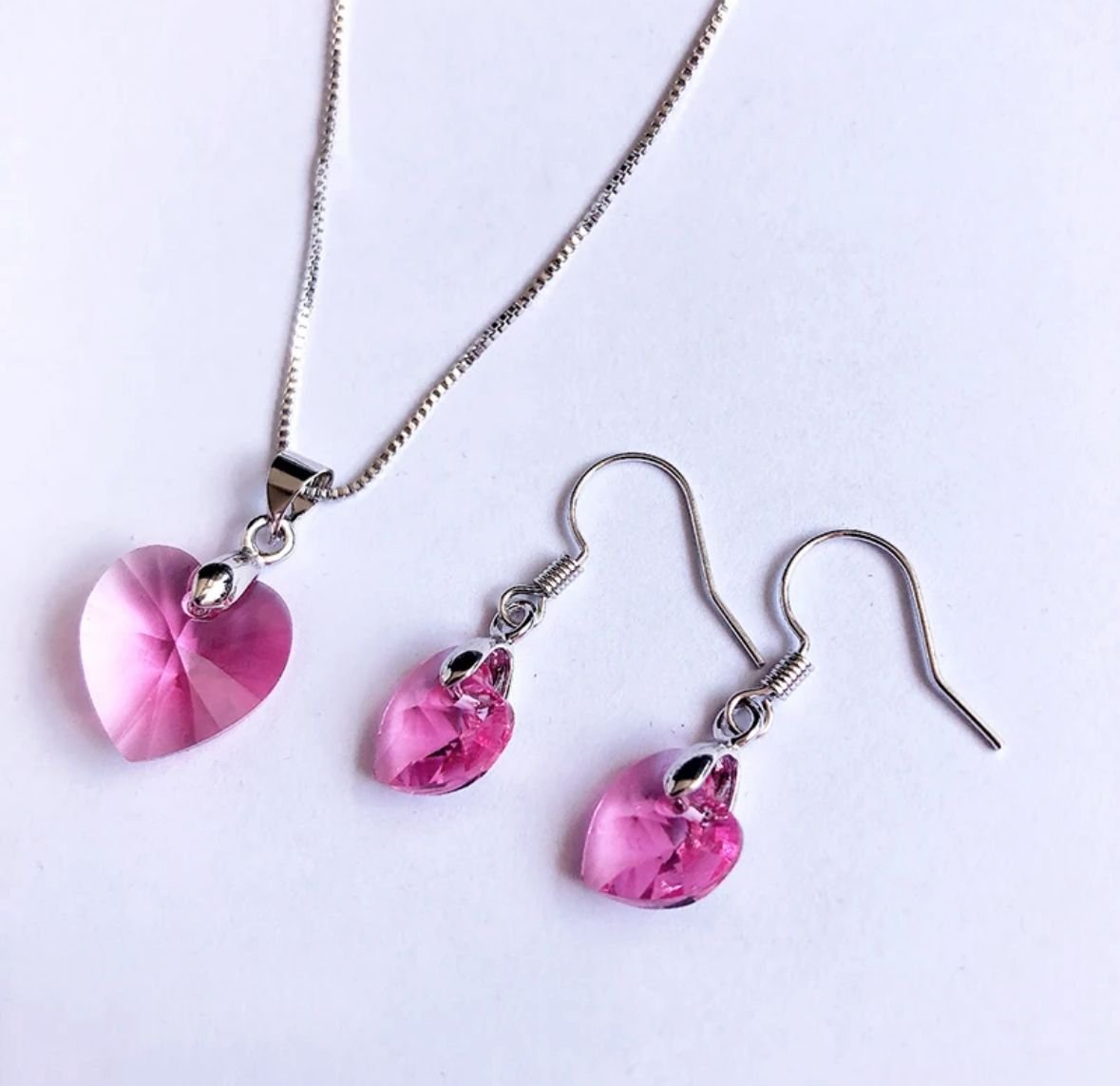 Conjuntos de Cristal de Corazón
