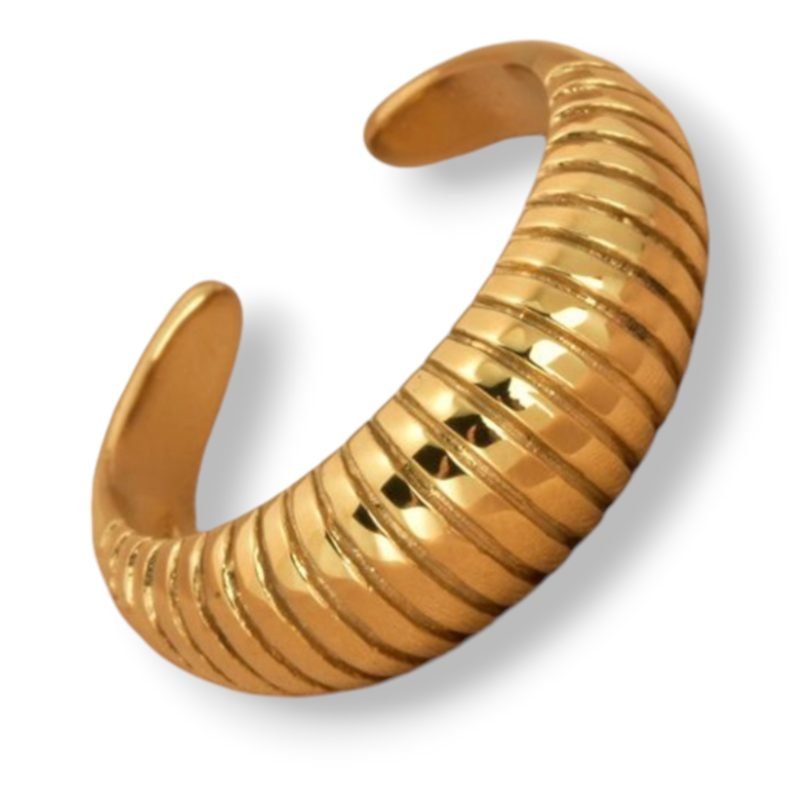 Anillo Medialuna de Acero