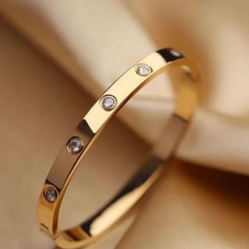 Brazalete estilo Italiano con mini Cristales