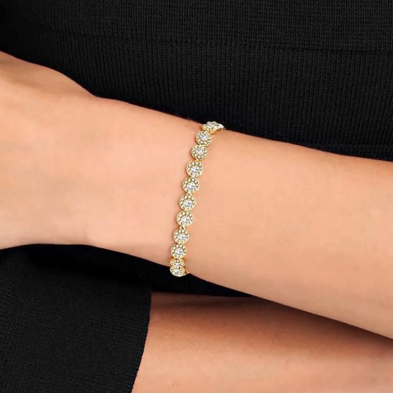 Brazalete de Cristales Austriacos y Mini Cristales