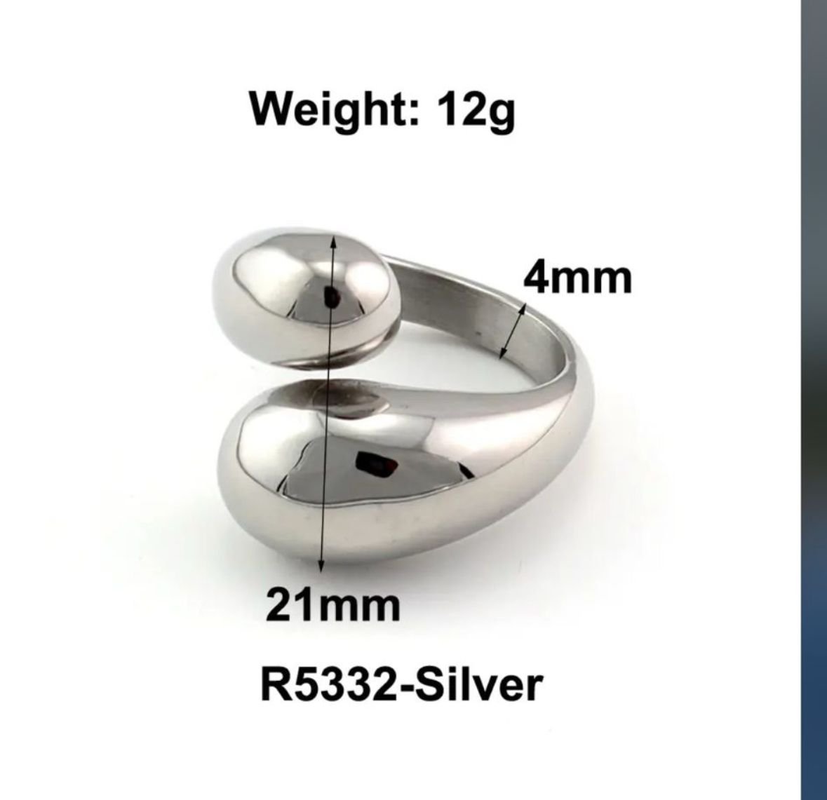 Anillo Víbora Ancho