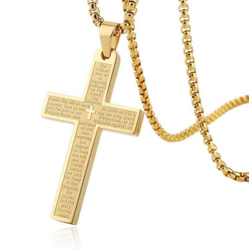 Cadena larga con Cruz de Acero