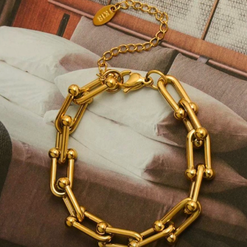 Brazalete Eslabones Modelo Italiano